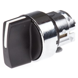 Schneider Electric Harmony Series 3 Position Selector Switch Head 22 mm Cutout Black Handle IP66 IP69 IP67 ZB4BD8