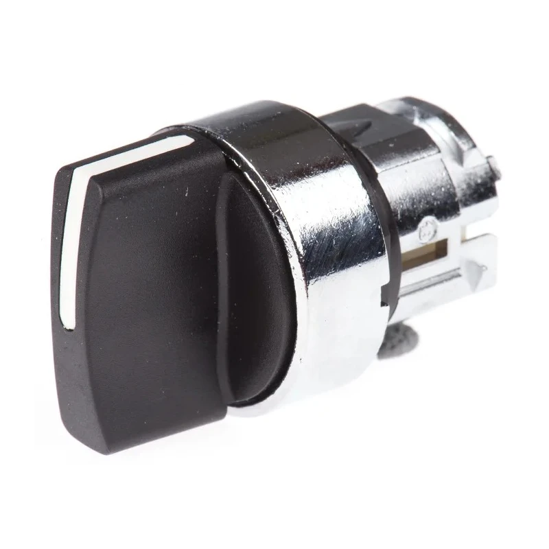 Schneider Electric Harmony Series 3 Position Selector Switch Head 22 mm Cutout Black Handle IP66 IP69 IP67 ZB4BD8