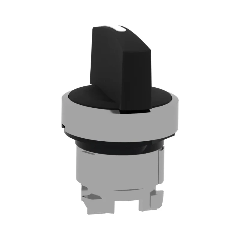Schneider Electric Harmony Series 3 Position Selector Switch Head 22 mm Cutout Black Handle IP66 IP69 IP67 ZB4BD8