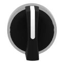 Schneider Electric Harmony Series 3 Position Selector Switch Head 22 mm Cutout Black Handle IP66 IP69 IP67 ZB4BD8