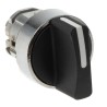 Schneider Electric Harmony Series 3 Position Selector Switch Head, 22 mm Cutout, Black Handle, IP66 IP67 IP69 ZB4BD3