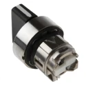 Schneider Electric Harmony Series 3 Position Selector Switch Head, 22 mm Cutout, Black Handle, IP66 IP67 IP69 ZB4BD3