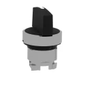 Schneider Electric Harmony Series 3 Position Selector Switch Head, 22 mm Cutout, Black Handle, IP66 IP67 IP69 ZB4BD3