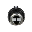 Schneider Electric Harmony Series 3 Position Selector Switch Head, 22 mm Cutout, Black Handle, IP66 IP67 IP69 ZB4BD3