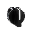 Schneider Electric Harmony Series 3 Position Selector Switch Head, 22 mm Cutout, Black Handle, IP66 IP67 IP69 ZB4BD3