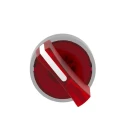 Schneider Electric Harmony Series 2 Position Illuminated Selector Switch Head, 22 mm Cutout, Red Handle, IP67 ZB4BK1243