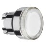 Schneider Electric Push Button Head White Round Spring Return Metal IP67 IP69K IP66 Harmony XB4 ZB4BW37