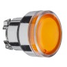 Schneider Electric Harmony XB4 Series Orange Spring Return Push Button Head, 22 mm Cutout, IP66, IP67, IP69K ZB4BW35