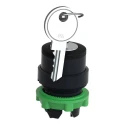 Schneider Electric Harmony 2-position Latching Key Switch Head, 22 mm Cutout ZB5AG2