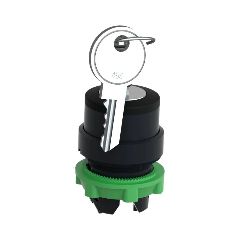 Schneider Electric Harmony 2-position Latching Key Switch Head, 22 mm Cutout ZB5AG2