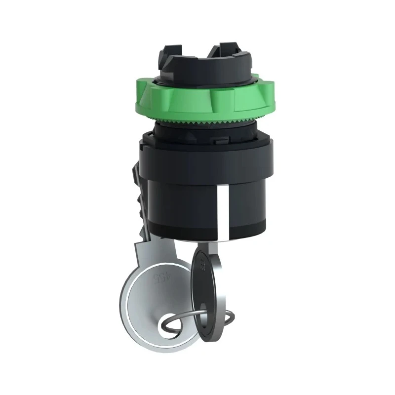 Schneider Electric Harmony 2-position Latching Key Switch Head, 22 mm Cutout ZB5AG2