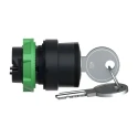 Schneider Electric Harmony 2-position Latching Key Switch Head, 22 mm Cutout ZB5AG2