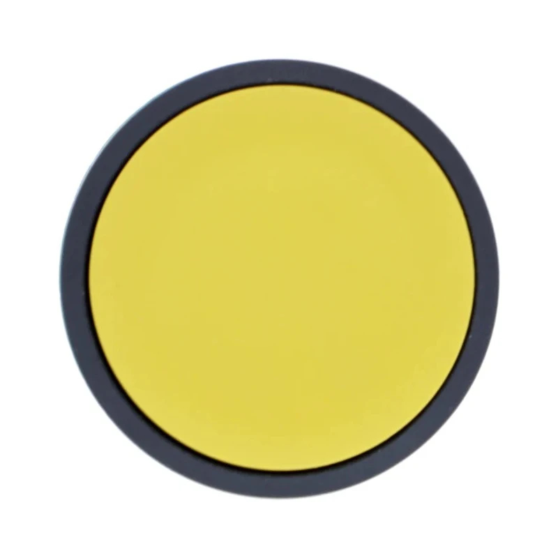 Schneider Electric Harmony XB5 Series Yellow Spring Return Push Button Head 22mm Cutout IP67 IP66 IP69K ZB5AA5