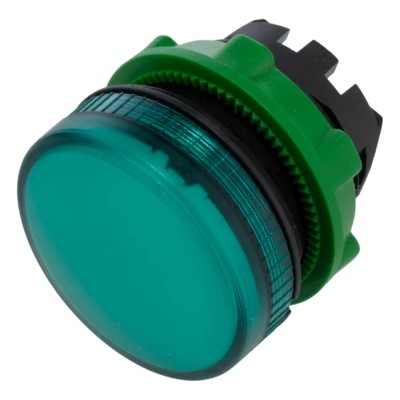 Schneider Electric Green Pilot Light Head, 22 mm Cutout Harmony Series ZB5AV03