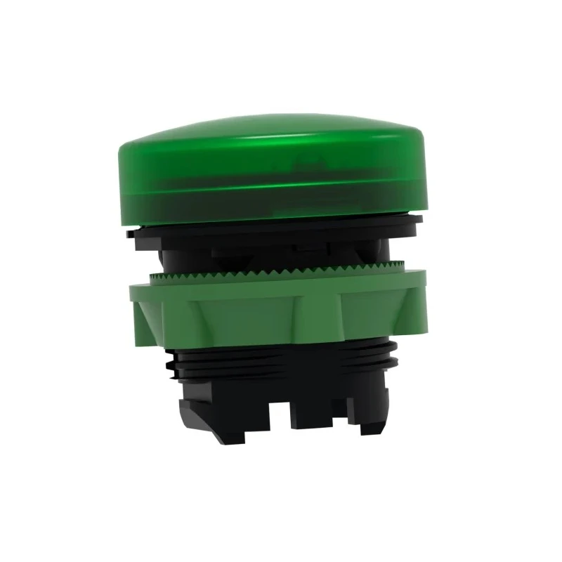 Schneider Electric Green Pilot Light Head, 22 mm Cutout Harmony Series ZB5AV03