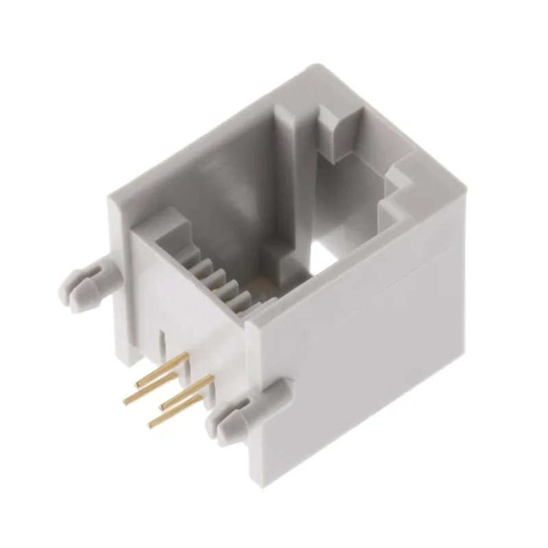 RS PRO RJ11 Connector Female PCB Right Angle 1 Port 6 Way RJ11