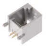 RS PRO RJ11 Connector Female PCB Right Angle 1 Port 6 Way RJ11