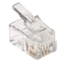 RS PRO RJ22 Connector Male Cable Straight 1 Port 4 Way RJ22