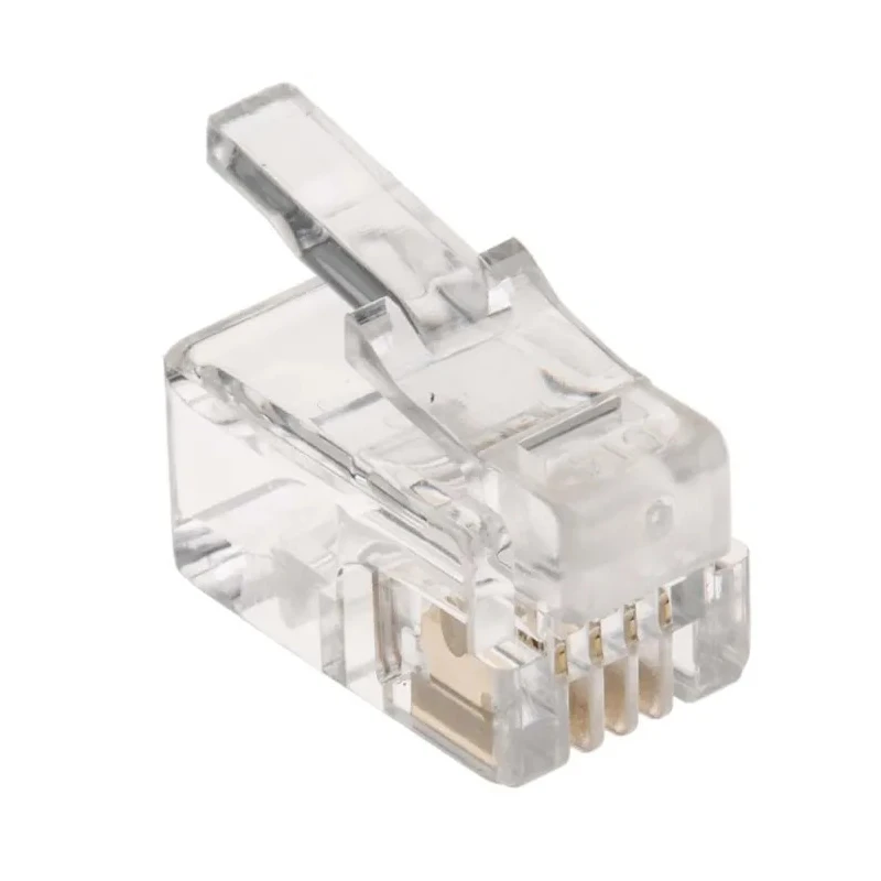 RS PRO RJ22 Connector Male Cable Straight 1 Port 4 Way RJ22