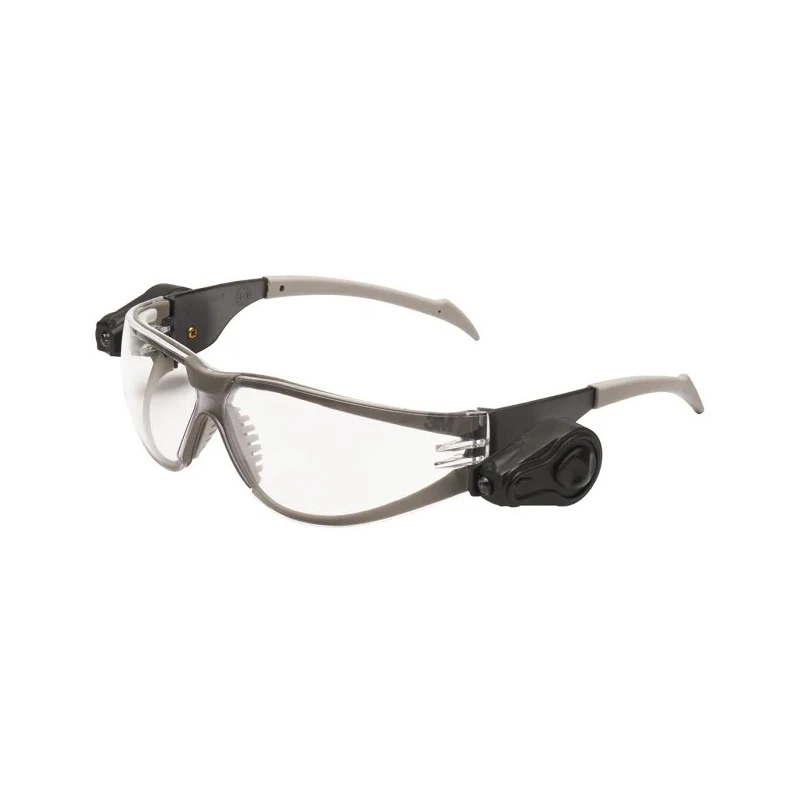 3M PELTOR Light Vision Semi-Framed Safety Glasses Clear Polycarbonate Lens Scratch Resistant Fog Resistant 11356-00000P