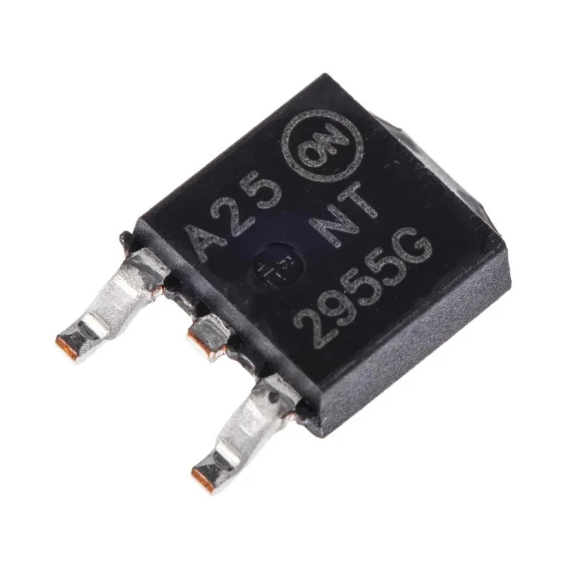 onsemi P-Channel MOSFET, 12 A, 60 V, 55W Power Dissipation, 3-Pin TO-252 Package NTD2955T4G