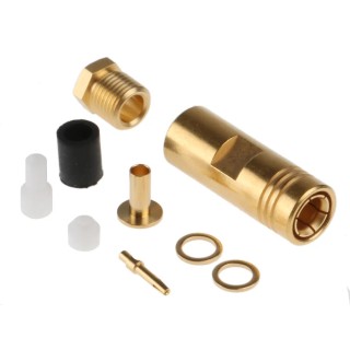 Radiall SMB Series 50 Ω Male SMB Coaxial Connector Cable with Straight Body Clamp R114005000W