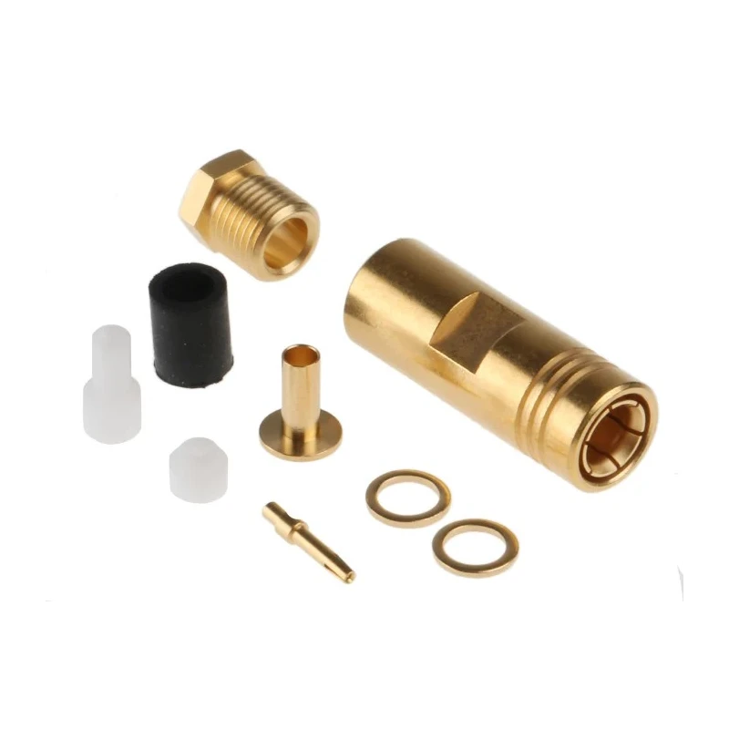 Radiall SMB Series 50 Ω Male SMB Coaxial Connector Cable with Straight Body Clamp R114005000W