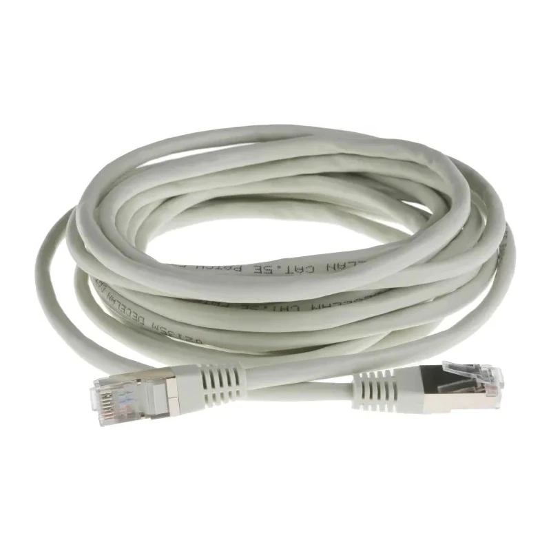 RS PRO Cat5 Ethernet Cable, 5 m, Grey RJ45 Male to RJ45 Male, F/UTP PVC 333-6598