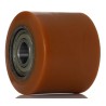 LAG Orange Polyurethane Trolley Wheel, 700 kg Load Capacity, 82mm Diameter, Steel Hub, Ball Bearing 1537 CC
