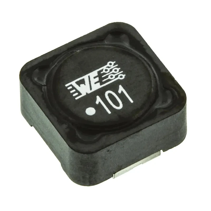 Wurth Elektronik WE-PD 1260 Shielded Wirewound Surface Mount Inductor with Ferrite Core 100 μH ±20 % 1.53 A IDC 74477120