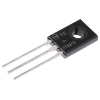 onsemi NPN Darlington Transistor, 4 A, 100 V, HFE 750, 3-Pin TO-225 BD681G