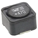 Wurth Elektronik Shielded Wirewound Surface Mount Inductor with Ferrite Core 47μH ±20 % 2.7 A IDC 1280 WE-PD 744770147