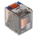 TE Connectivity 24V DC Coil Power Relay, 6A Switching Current, 4PDT, Silver Nickel Alloy Contacts PT570024 1-1393154-2