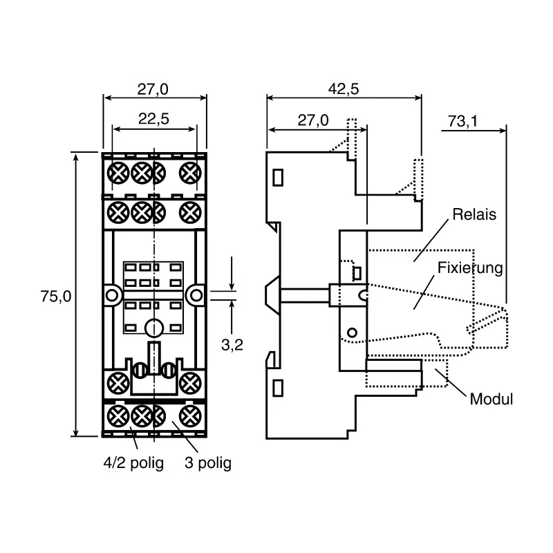 TE Connectivity 24V DC Coil Power Relay, 6A Switching Current, 4PDT, Silver Nickel Alloy Contacts PT570024 1-1393154-2