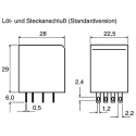 TE Connectivity 24V DC Coil Power Relay, 6A Switching Current, 4PDT, Silver Nickel Alloy Contacts PT570024 1-1393154-2