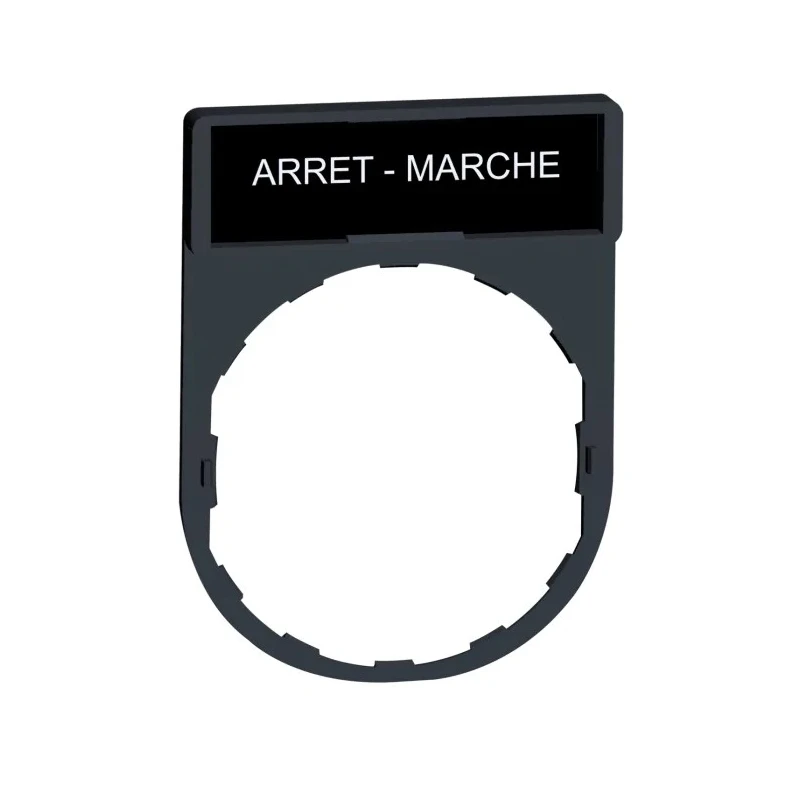 Schneider Electric Legend Holder for Use with XB4 Series Plastic Durable French Label Plate ZBY2166