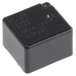 Panasonic PCB Automotive Relay 12V dc Coil 25A Switching Current SPST CP1A-12V