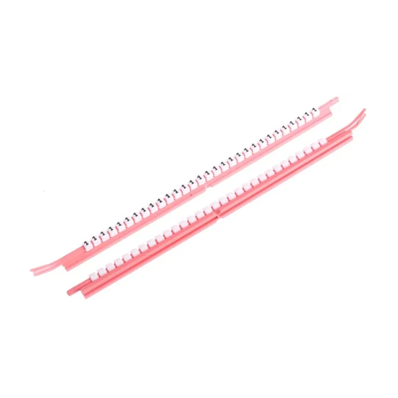 SES Sterling PLIOSNAP Slide-On Cable Marker Kit, Pre-printed 0 to 9, T, L, R, N, -, E, S, +, for 2.6 mm to 3.5 03740840001