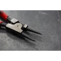 Knipex Circlip Plier, Plastic Coated Handle, Chrome Vanadium Steel, 140mm Overall Length 46 11 A0