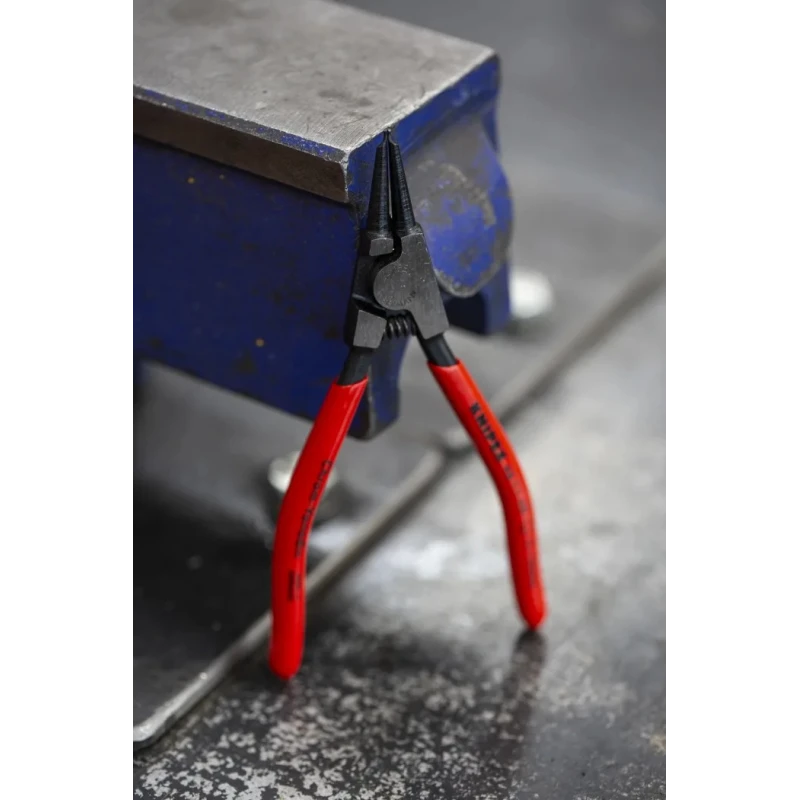 Knipex Circlip Plier, Plastic Coated Handle, Chrome Vanadium Steel, 140mm Overall Length 46 11 A0
