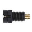 Binder Circular Connector 3 Contacts Panel Mount Subminiature Plug Male IP40 719 Series 09-9749-30-03