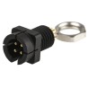 binder Circular Connector 4 Contacts Panel Mount Subminiature Connector Plug Male IP40 719 Series 09-9765-30-04