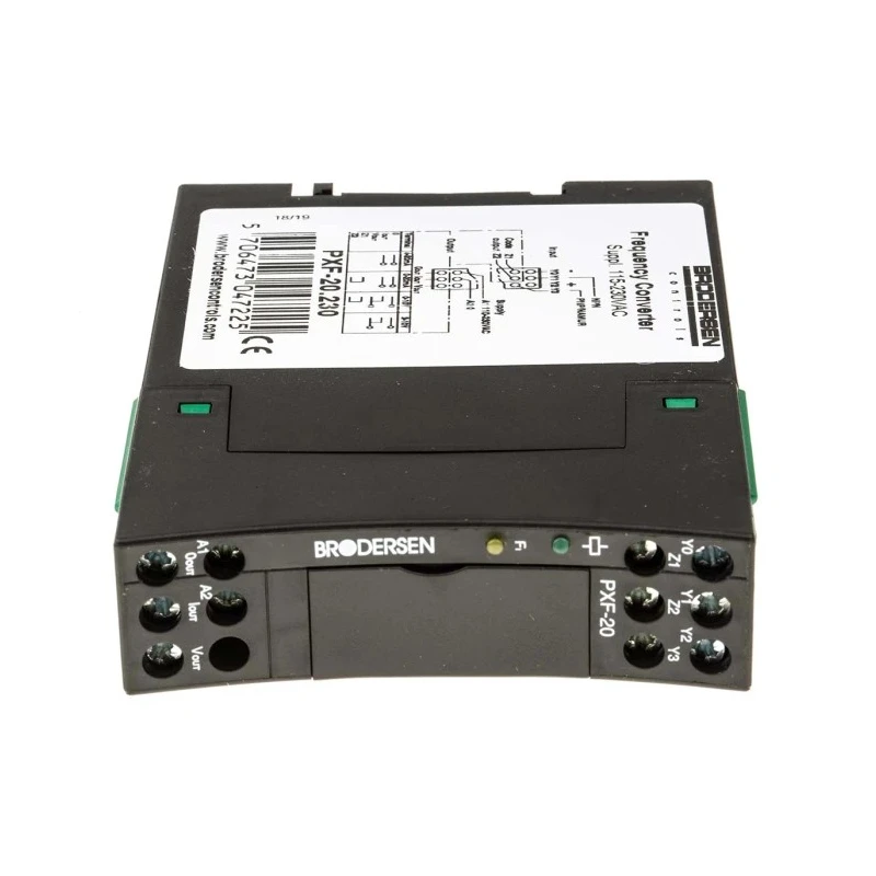 Brodersen Controls MINI MCR-2-U-U-PT Series Signal Conditioner Frequency Input Current/Voltage Output 115V AC PXF-20.230/RS
