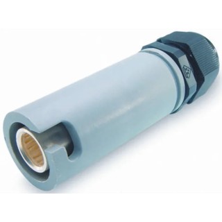 ITT Cannon Cable Mount Mains Connector 1 Pole 250A 1kV IP65 Grey Veam Snaplock 