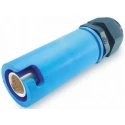 ITT Cannon Industrial Power Connector, Rated 250A, 1kV, IP65 Blue Cable Mount, Veam Snaplock Series 