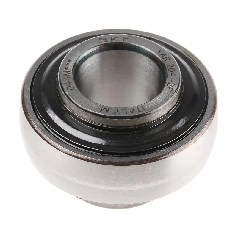 SKF Bearing Insert 20 mm ID 47 mm OD Steel Material Set Screw Lock YAR 204-2F