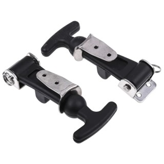 RS PRO Stainless Steel Rubber Toggle Latch 130mm Length 34mm Width 22mm Taiwan 339-9151