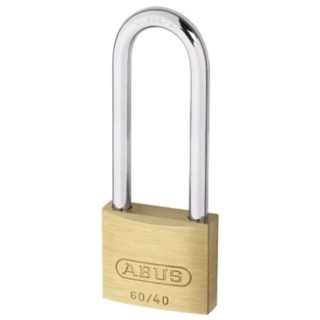 RS PRO Padlock Key Steel Brass Weatherproof 6 mm Shackle Diameter 40 mm Body Width 60/40HB63 B/EFSPP