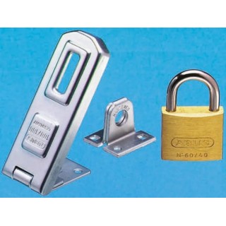 ABUS Key Brass Padlock Weatherproof with 5 mm Shackle and 4 mm Brass Body XR0100S