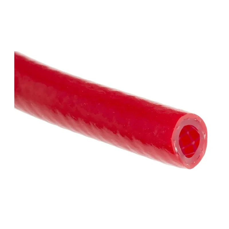 RS PRO Reinforced Polyvinyl Chloride Hose Pipe 25 m Length 15 bar Pressure 10 mm ID 16 mm OD Red 339-6130